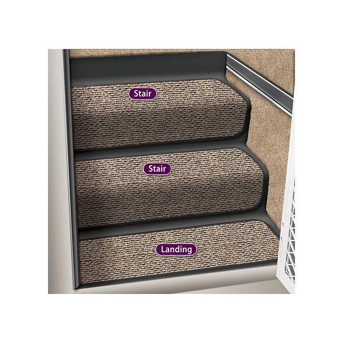 Prest-O-Fit Peppercorn Step Hugger For Stair Step 3 Prest-O-Fit Peppercorn Step Hugger For Stair Step