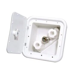 Phoenix Faucets Exterior Spray Port Outlet Box In White