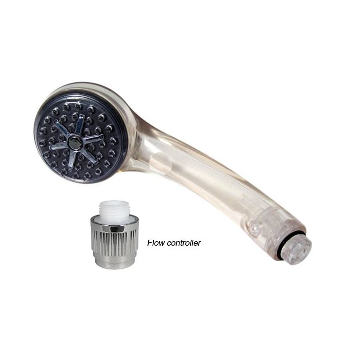 Phoenix Faucets Clear Airfusion Handheld Shower Head W/ Flow Controller 3 Phoenix Faucets Clear Airfusion Handheld Shower Head W/ Flow Controller