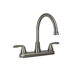 Phoenix Brushed Nickel Two Handle Hybrid Hi-Arc Kitchen Faucet