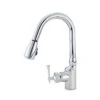 American Brass Company Chrome Front Single Lever Gooseneck Pull-Out Kitchen Kitchen Faucet -Camcos Shop sl2000 2