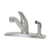American Brass Company Chrome Single Handle Deck Mount Spray Kitchen Faucet 2 American Brass Company Chrome Single Handle Deck Mount Spray Kitchen Faucet -Camcos Shop sl801fn 3a 1