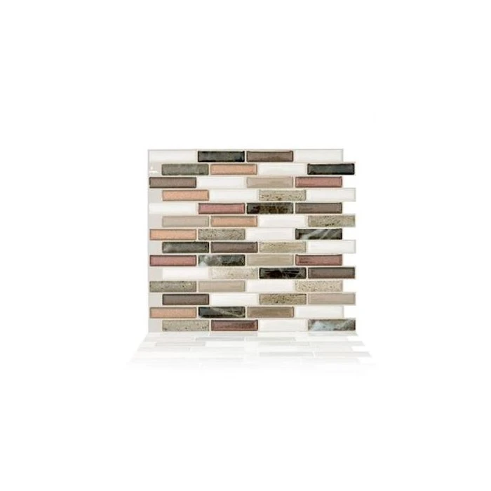 Patrick Industries Milano Argento Kitchen/Bathroom Smart Backsplash Tiles - 4 Pack 3 Patrick Industries Milano Argento Kitchen/Bathroom Smart Backsplash Tiles - 4 Pack