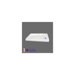 Specialty Recreation 24" X 36" White Right Hand Center Drain Shower Pan
