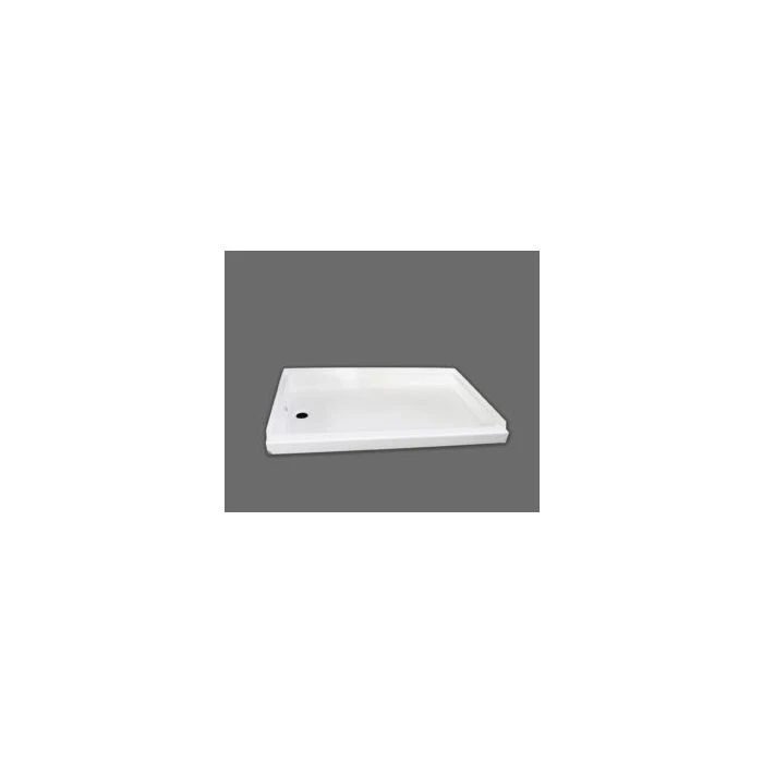 Specialty Recreation 24" X 36" White Left Hand Center Drain Shower Pan 3 Specialty Recreation 24" X 36" White Left Hand Center Drain Shower Pan