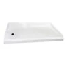 Specialty Recreation 24" X 40" Parchment Left Hand Center Drain Shower Pan 2 Specialty Recreation 24" X 40" Parchment Left Hand Center Drain Shower Pan -Camcos Shop speciality recreation