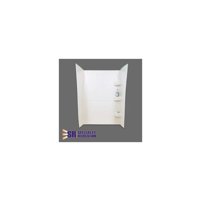 Specialty Recreation 24" X 40" X 66" White Shower Surround 3 Specialty Recreation 24" X 40" X 66" White Shower Surround