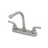 Empire Brass Company Chrome Teapot Handle High Rise Kitchen Faucet -Camcos Shop u ych800rs 2