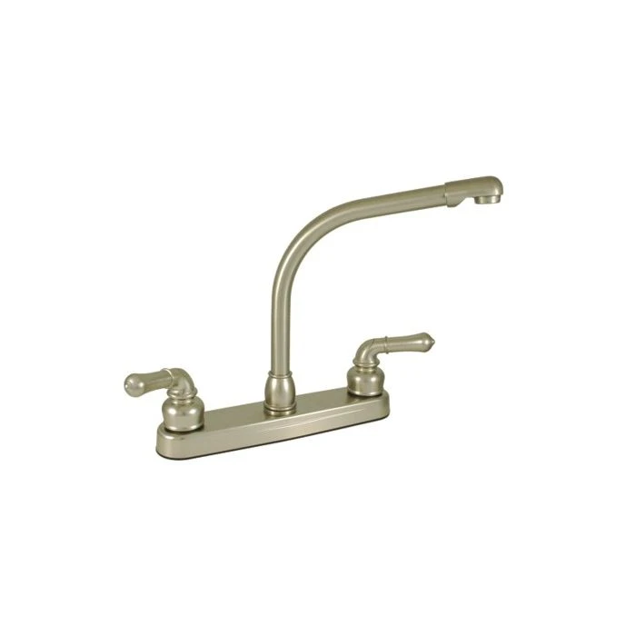 Empire Brass Company Brushed Nickel Teapot Handle High Rise Kitchen Faucet 3 Empire Brass Company Brushed Nickel Teapot Handle High Rise Kitchen Faucet