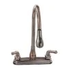 Empire Brass Company Oil Rubbed Bronze Teapot Handle Pull-Out Gooseneck Kitchen Faucet -Camcos Shop u yob2000ob 2