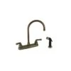 Empire Brass Company Oil Rubbed Bronze Teapot Handle Gooseneck Kitchen Faucet With Spray Kit -Camcos Shop u yob801gsob